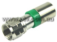 F Male RG-6 Compression